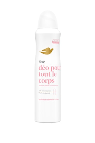 3 x Déodorant pour tout le corps Dove Framboise & rose - 150 ml
