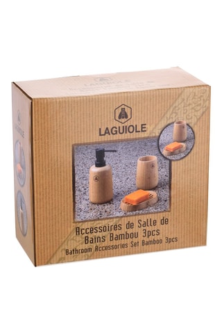 Bamboe Badkamerset - 3-Delig