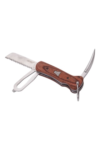 Mes - Roestvrij Staal en Pakkahout