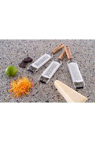 Set 3 Houten Keukenraspen