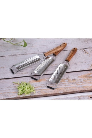 Set 3 Houten Keukenraspen