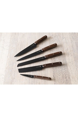 5-Delig Titanium Tweekleurig Messenblok