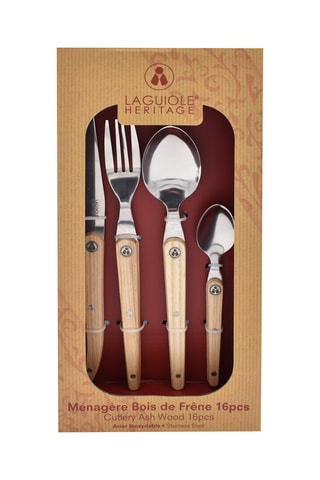 Essenhouten Bestekset - 16-Delig 