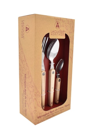 Essenhouten Bestekset - 16-Delig 