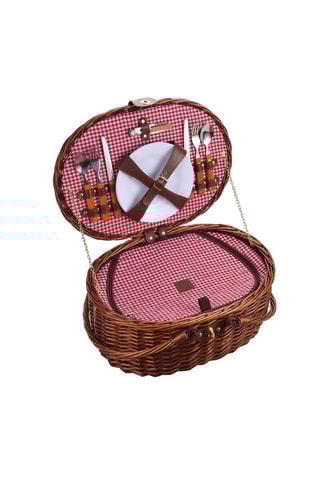 Picknickmand voor 2 Personen - 12-Delig