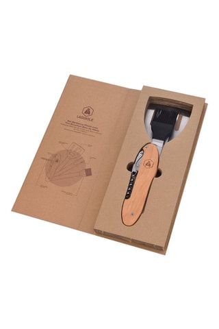 Inklapbare Barbecueset met Beukenhouten Kurkentrekker