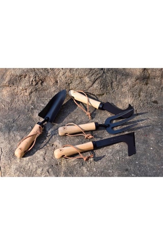 3 Essenhouten Tuinaccessoires