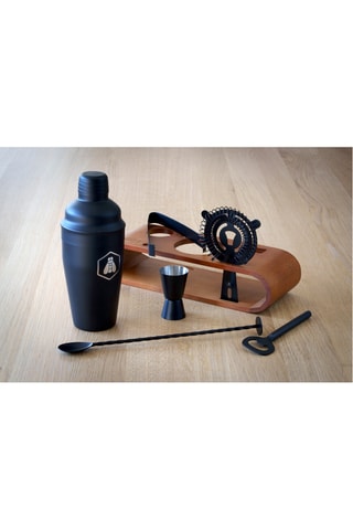 Cocktailset en Houten Basis Laguiole - 7-Delig