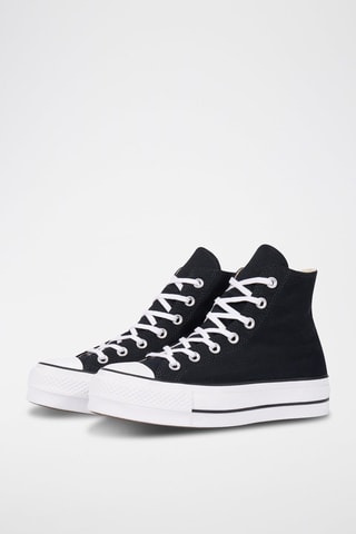 Tennis montantes plateformes Chuck Taylor All Star - Noir - Converse