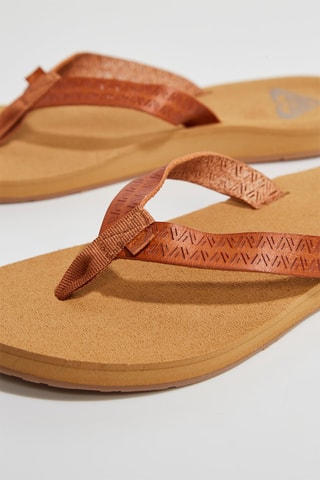 Sandales en cuir Roxy - Marron - Roxy