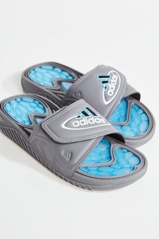 Claquettes - Gris et ciel - Adidas