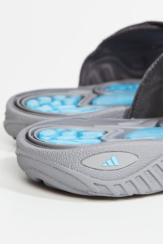 Claquettes - Gris et ciel - Adidas