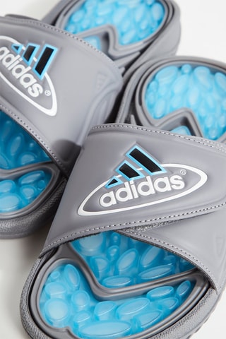 Claquettes - Gris et ciel - Adidas