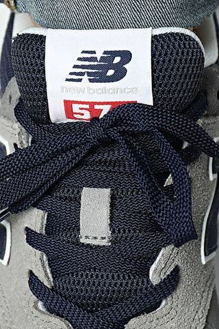Baskets en nubuck 574 - Gris foncé et noir - New Balance - New Balance