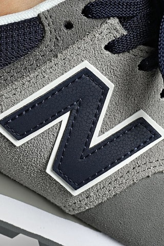 Baskets en nubuck 574 - Gris foncé et noir - New Balance - New Balance