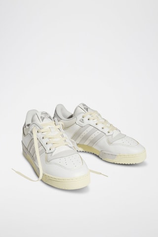Chaussures de basketball en cuir Rivalry Low 86 - Blanc - Adidas