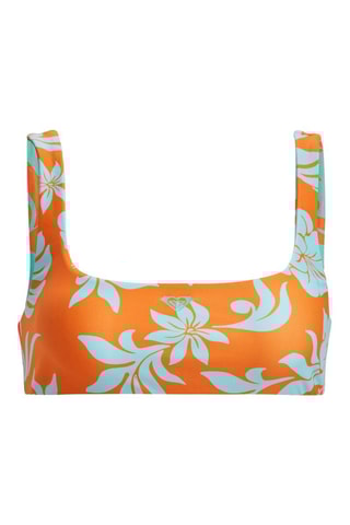 Haut de maillot réversible - Orange et ciel - Roxy