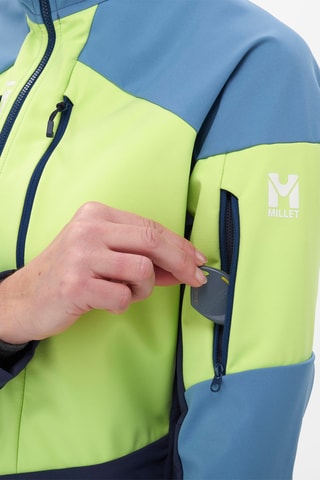 Veste à capuche White Shield - Bleu marine et vert - Millet