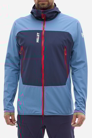 Veste Softshell à capuche Fusion XCS - Bleu - Millet