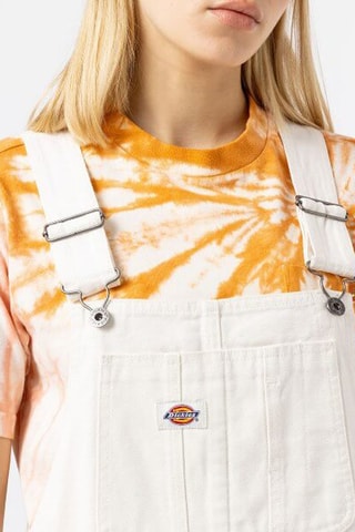 Salopette-short Duck Canvas - Blanc - Dickies - Dickies