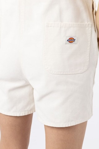 Salopette-short Duck Canvas - Blanc - Dickies - Dickies