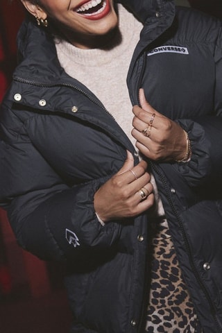 Doudoune à capuche - Noir - Converse