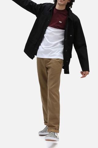 T-shirt Colourblock - Blanc et bordeaux - Vans