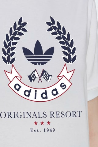 T-shirt Originals Resort - Blanc - Adidas