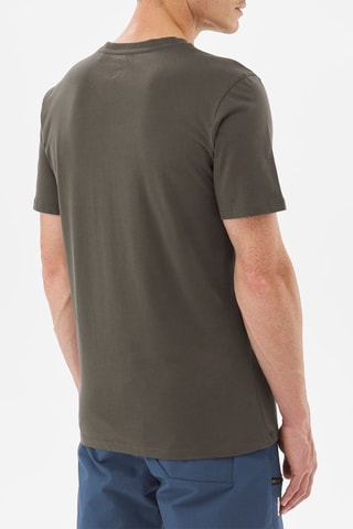 T-shirt en coton biologique - Vert olive - Millet