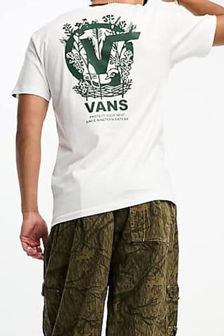 T-shirt Floating Around - Blanc - Vans