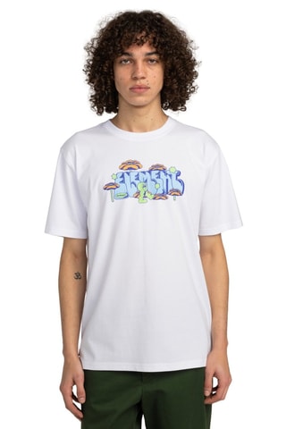 T-shirt relaxed en coton biologique - Blanc - Element