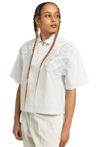 Blouse en coton biologique - Blanc - Element