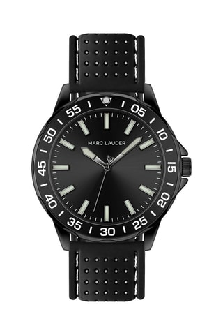 Reloj de cuarzo de silicona Toledo - Negro