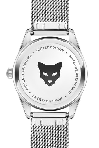 Reloj de cuarzo de acero Ankara - Plateado y gris