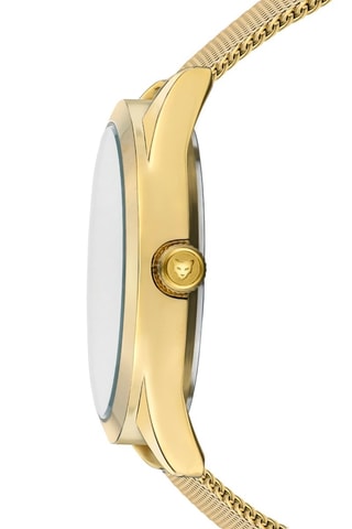 Reloj de cuarzo de acero y circones Marrakech