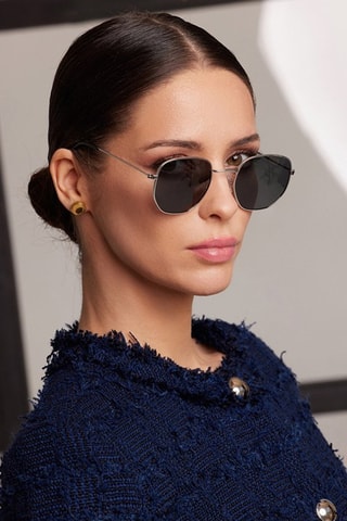 Gafas de sol polarizadas unisex Galavent - Categoría 3 - Negro y plateado