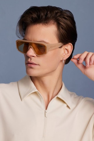 Gafas de sol polarizadas unisex Vertex - Categoría 3  - Beige y marrón