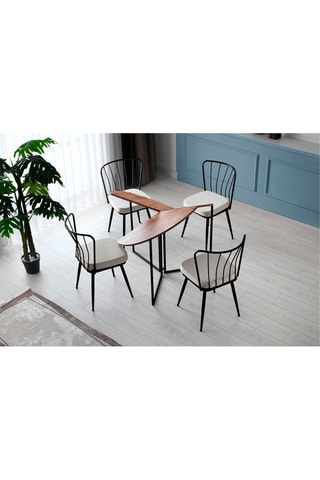 Table à manger pliable  - 100 x 100 x 72 cm