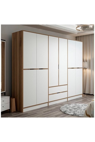 Armoire 10 portes - 277 x 208 x 52 cm