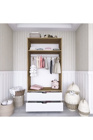 Armoire 2 portes  - 90 x 45 x 183 cm