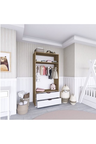 Armoire 2 portes  - 90 x 45 x 183 cm