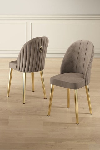2 chaises Mara - 44 x 90 x 42 cm