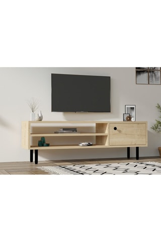 Meuble TV 1 porte Avila - 120 x 38 x 30 cm