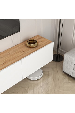 Meuble TV 3 abattants - 150 x 30 x 32 cm