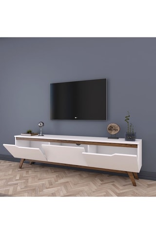 Meuble TV 3 abattants - 48,6 x 180 x 35 cm