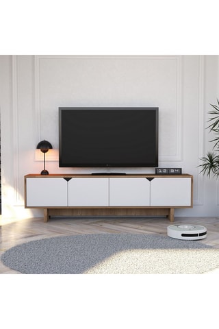 Meuble TV 4 portes - 180 x 50 x 30 cm