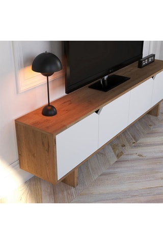 Meuble TV 4 portes - 180 x 50 x 30 cm