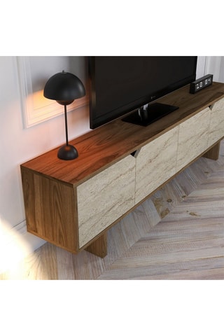 Meuble TV 4 portes - 180 x 50 x 30 cm