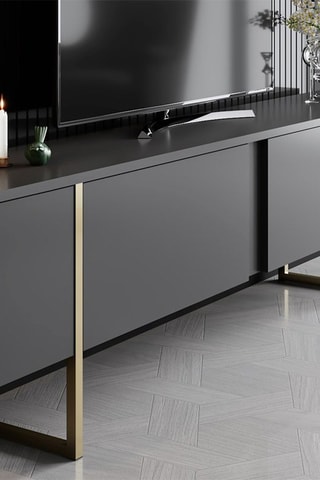 Meuble TV 2 abattants - 180 x 30 x 50 cm