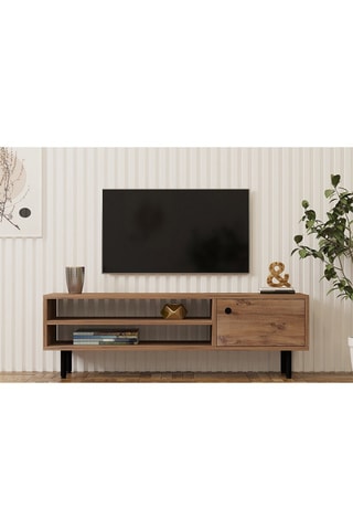 Meuble TV 1 porte Avila - 120 x 38 x 30 cm